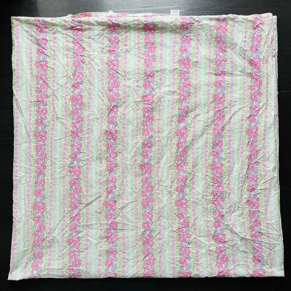 Pottery Barn Floral Cotton Duvet Cover Full/Queen Cottagecore Shabby Chic Preppy